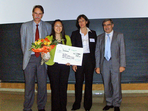 Gruppenbild mit der GNP-Förderpreisträgerin 2008