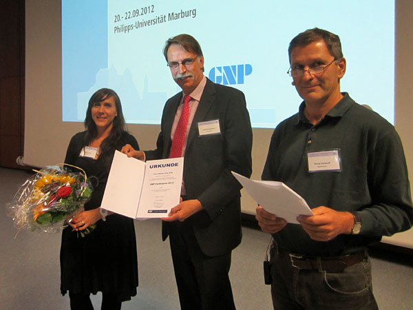 Gruppenbild vom GNP-Förderpreis 2012